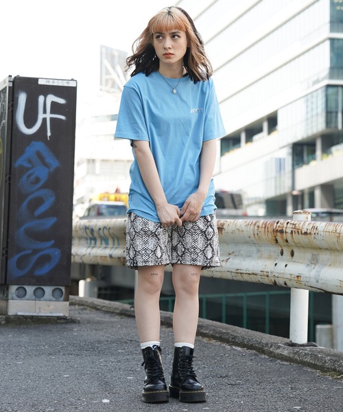 X-girl（エックスガール）の「X-girl × JIMMY’Z HOKUSAI WAVE S/S TEE（Tシャツ/カットソー・レディース・ライトブルー/チャコール/ホワイト・S/M/XL/L）」の16枚目の写真