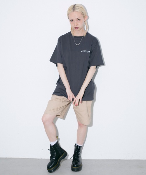 X-girl（エックスガール）の「X-girl × JIMMY’Z HOKUSAI WAVE S/S TEE（Tシャツ/カットソー・レディース・ライトブルー/チャコール/ホワイト・S/M/XL/L）」の11枚目の写真