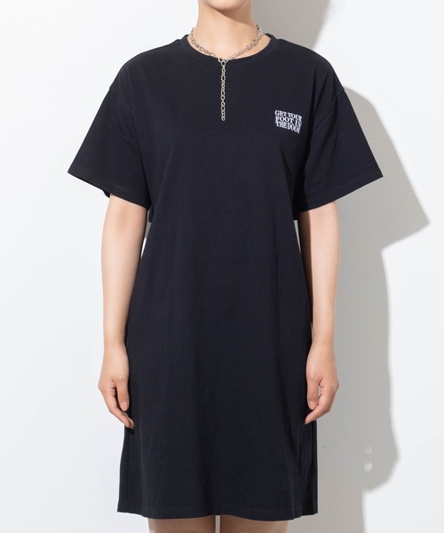 WEGO(ウィゴー)の「WEGO/バックオープンTeeワンピース(ワンピース・レディース・ライトイエロー/ブラック・FREE)」の11枚目の写真