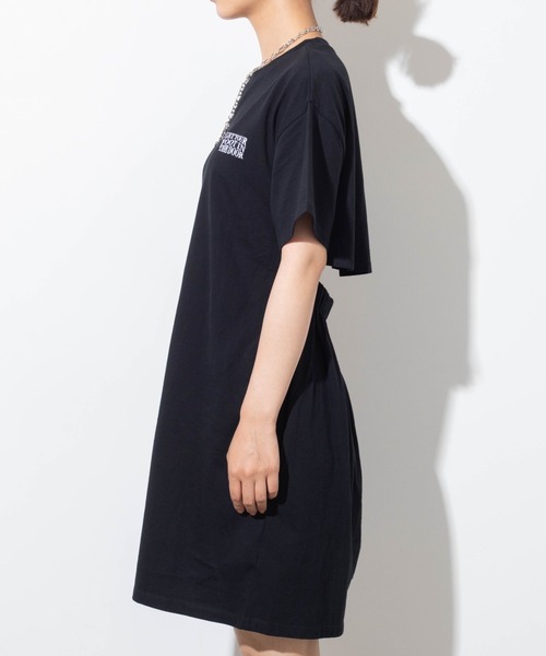 WEGO(ウィゴー)の「WEGO/バックオープンTeeワンピース(ワンピース・レディース・ライトイエロー/ブラック・FREE)」の12枚目の写真