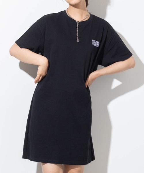 WEGO(ウィゴー)の「WEGO/バックオープンTeeワンピース(ワンピース・レディース・ライトイエロー/ブラック・FREE)」の19枚目の写真