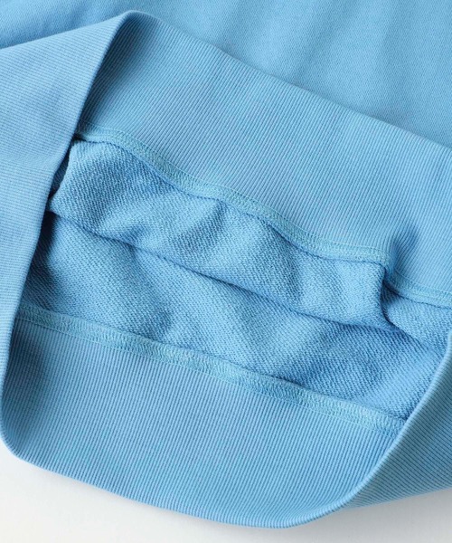 X-girl（エックスガール）の「THICK RUBBER MILLS LOGO CREW SWEAT TOP（スウェット・レディース・ライトブルー/ブラック/ベージュ/パープル・S/M/L/XL）」の11枚目の写真