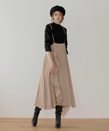 MIELI INVARIANT | Wrinkle Pleat Skirt(スカート)