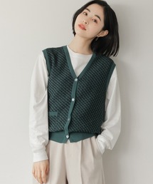 レトロガラボタンアキベスト　218086