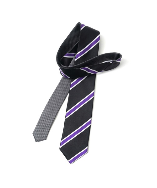 SOPHNET.(ソフネット)の「REVERSIBLE NECKTIE(ネクタイ・メンズ・ブラック/ネイビー・FREE)」の5枚目の写真