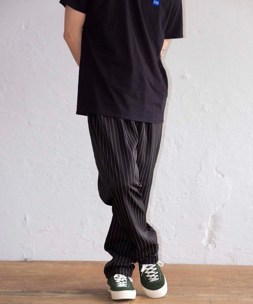 bonjour bonsoir（ボンジュール　ボンソワール）の「【bonjour bonsoir】ストライプシェフパンツ（その他パンツ・メンズ・ブラック系その他/チャコールグレー・S/M/L）」の14枚目の写真