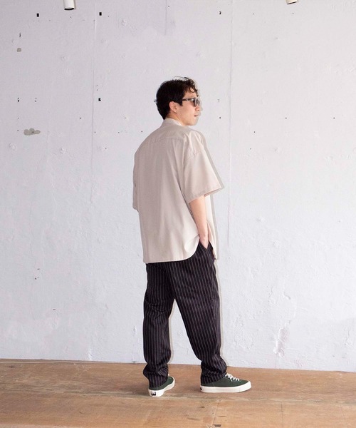 bonjour bonsoir（ボンジュール　ボンソワール）の「【bonjour bonsoir】ストライプシェフパンツ（その他パンツ・メンズ・ブラック系その他/チャコールグレー・S/M/L）」の15枚目の写真