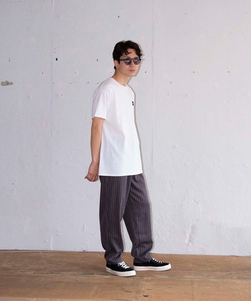 bonjour bonsoir（ボンジュール　ボンソワール）の「【bonjour bonsoir】ストライプシェフパンツ（その他パンツ・メンズ・ブラック系その他/チャコールグレー・S/M/L）」の18枚目の写真