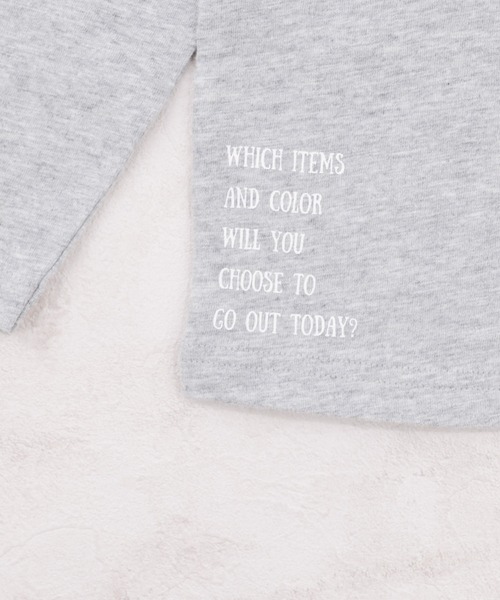 RAGMART（ラグマート）の「バイカラー切り替えTシャツ（Tシャツ/カットソー・キッズ・グレー/サックスブルー・90cm/95cm/80ｃｍ/70cm）」の6枚目の写真