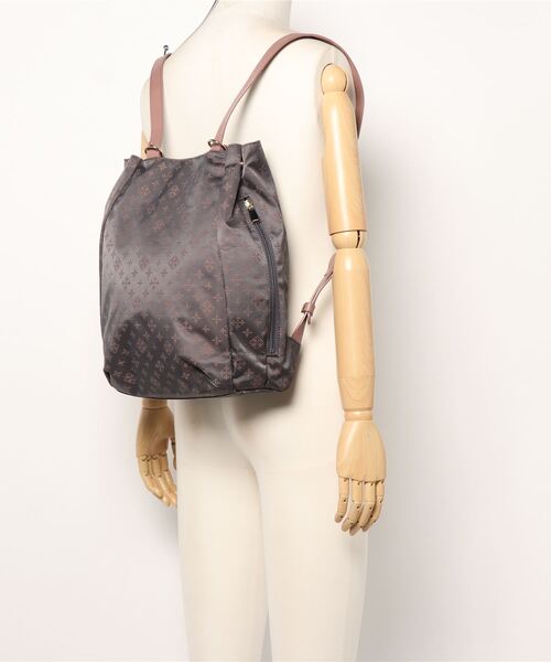 ラシット　2way バック　リュック トートとしても使える2way アーミーダック×瀬戸内レザー リュックrabbt