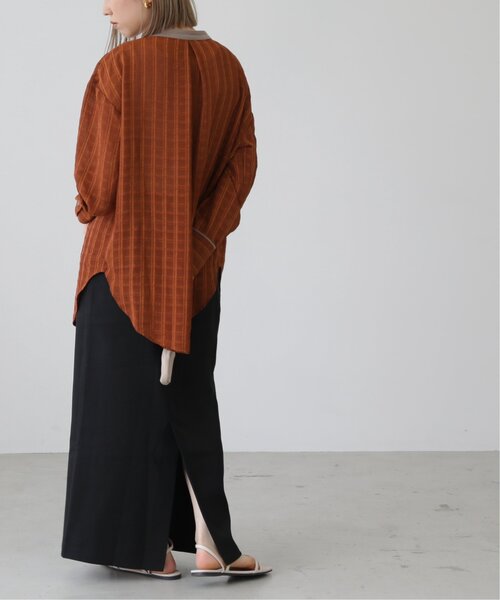 RAY CASSIN(レイカズン)の「パネルフィットスカート(スカート・レディース・ブラック/ブラウン/オレンジ・SMALL/MEDIUM)」の6枚目の写真