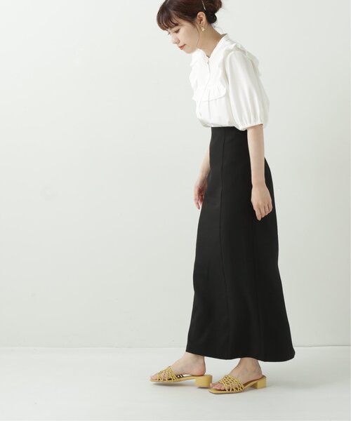 RAY CASSIN(レイカズン)の「パネルフィットスカート(スカート・レディース・ブラック/ブラウン/オレンジ・SMALL/MEDIUM)」の8枚目の写真