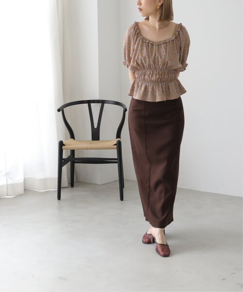 RAY CASSIN(レイカズン)の「パネルフィットスカート(スカート・レディース・ブラック/ブラウン/オレンジ・SMALL/MEDIUM)」の14枚目の写真