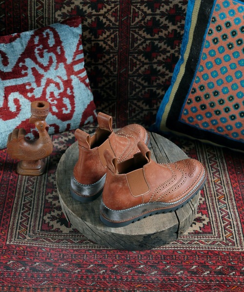 JUCO.（ジュコ）の「門番に寄りそうブーツ（ブーツ・レディース・キャメル・23.5/24/24.5/23/25）」の4枚目の写真