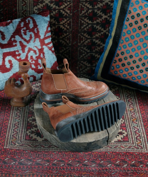 JUCO.（ジュコ）の「門番に寄りそうブーツ（ブーツ・レディース・キャメル・23.5/24/24.5/23/25）」の6枚目の写真