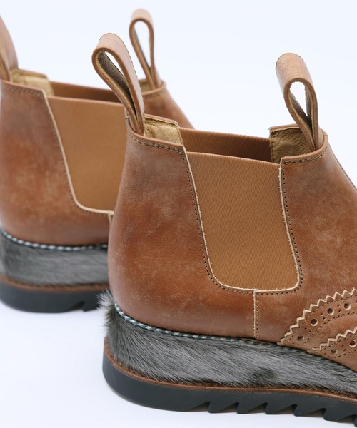 JUCO.（ジュコ）の「門番に寄りそうブーツ（ブーツ・レディース・キャメル・23.5/24/24.5/23/25）」の3枚目の写真