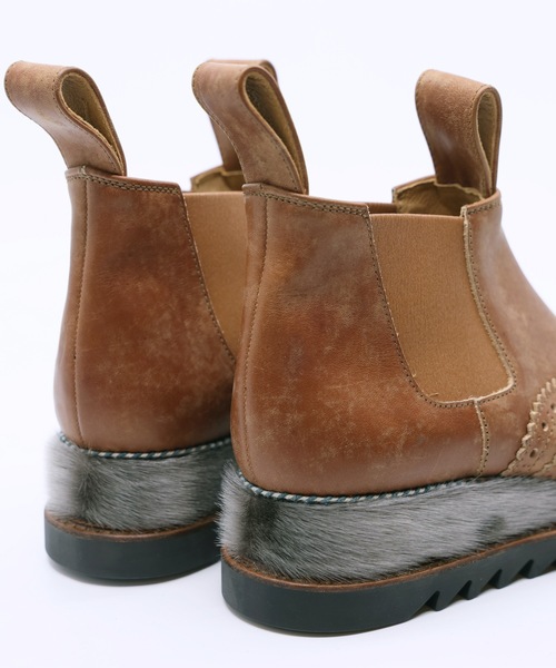 JUCO.（ジュコ）の「門番に寄りそうブーツ（ブーツ・レディース・キャメル・23.5/24/24.5/23/25）」の11枚目の写真