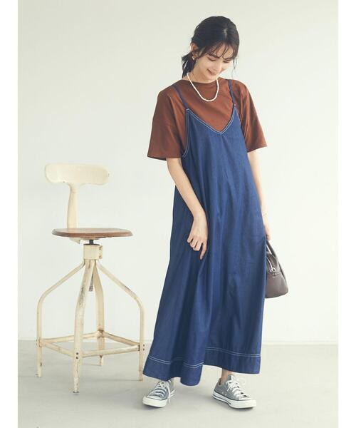 CRAFT STANDARD BOUTIQUE(クラフトスタンダードブティック)の「プルオーバー2 *(Tシャツ/カットソー・レディース・アイボリー/ブラック/ピンク/レッド系その他5/ブラウン/マスタード/グリーン/ブルー系その他7・M/L)」の9枚目の写真