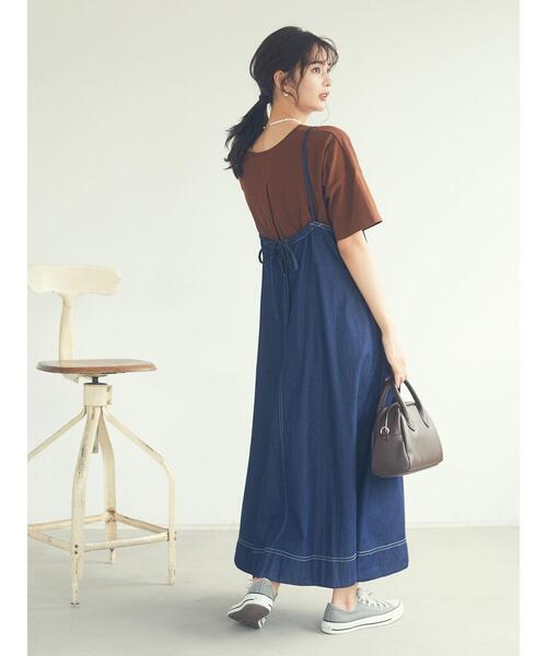 CRAFT STANDARD BOUTIQUE(クラフトスタンダードブティック)の「プルオーバー2 *(Tシャツ/カットソー・レディース・アイボリー/ブラック/ピンク/レッド系その他5/ブラウン/マスタード/グリーン/ブルー系その他7・M/L)」の10枚目の写真