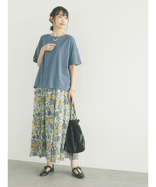 CRAFT STANDARD BOUTIQUE(クラフトスタンダードブティック)の「プルオーバー2 *(Tシャツ/カットソー・レディース・アイボリー/ブラック/ピンク/レッド系その他5/ブラウン/マスタード/グリーン/ブルー系その他7・M/L)」の16枚目の写真