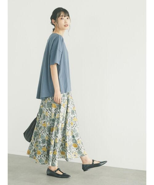 CRAFT STANDARD BOUTIQUE(クラフトスタンダードブティック)の「プルオーバー2 *(Tシャツ/カットソー・レディース・アイボリー/ブラック/ピンク/レッド系その他5/ブラウン/マスタード/グリーン/ブルー系その他7・M/L)」の17枚目の写真