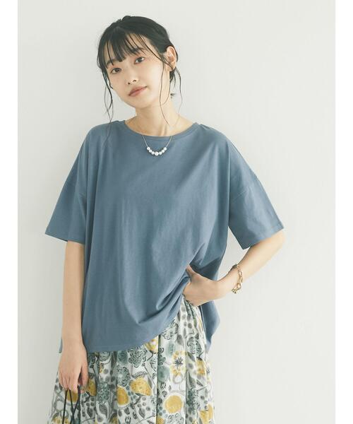 CRAFT STANDARD BOUTIQUE(クラフトスタンダードブティック)の「プルオーバー2 *(Tシャツ/カットソー・レディース・アイボリー/ブラック/ピンク/レッド系その他5/ブラウン/マスタード/グリーン/ブルー系その他7・M/L)」の19枚目の写真