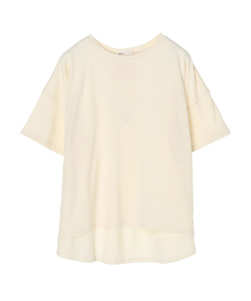 CRAFT STANDARD BOUTIQUE(クラフトスタンダードブティック)の「プルオーバー2 *(Tシャツ/カットソー・レディース・アイボリー/ブラック/ピンク/レッド系その他5/ブラウン/マスタード/グリーン/ブルー系その他7・M/L)」の2枚目の写真