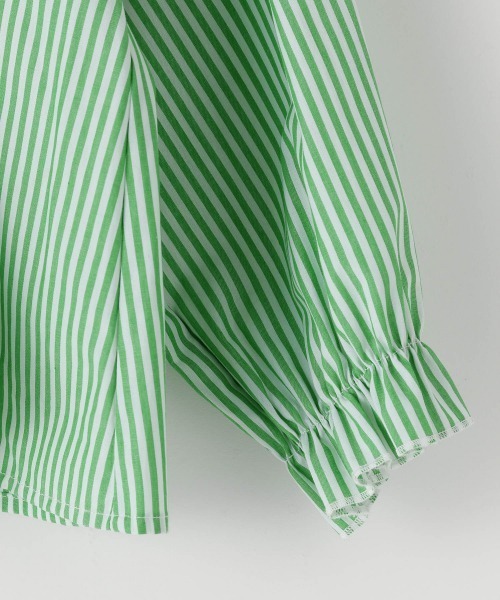 LOWRYS FARM（ローリーズファーム）の「ＢＩＧフリルカラーブラウス　218705（シャツ/ブラウス・キッズ・オフホワイト/グリーン/オレンジ・110cm/120cm/130cm）」の5枚目の写真