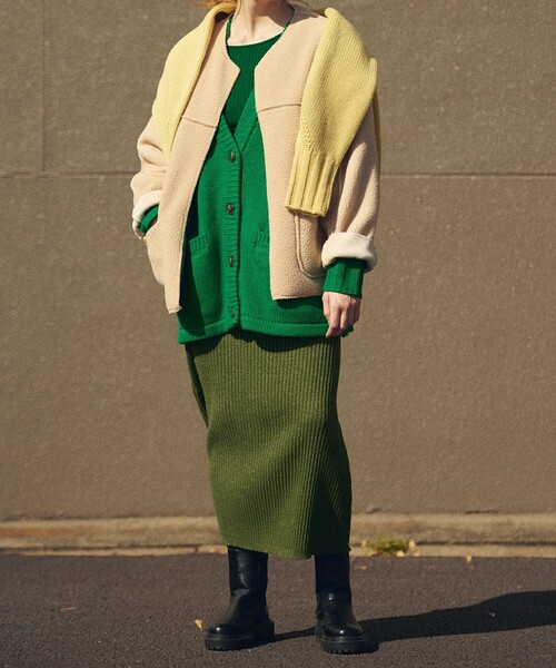 FREAK'S STORE(フリークスストア)の「eblouna/エブロ―ナ サイドゴアプラットフォーム(トラックソールブーツ)(ブーツ・レディース・ブラック・36/38/37)」の7枚目の写真