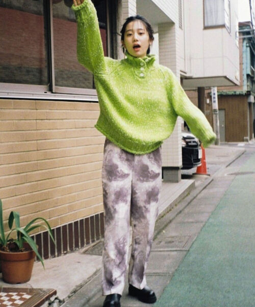 BeAMS DOT（ビームスドット）の「【WEB限定】BeAMS DOT / 2way 手編み風ニット（ニット/セーター・レディース・ブラック/オフホワイト/ケリー・FREE）」の17枚目の写真