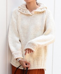 BeAMS DOT | 【WEB限定】BeAMS DOT / 2way 手編み風ニット(ニット/セーター)