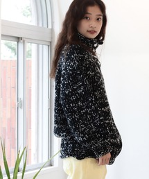 BeAMS DOT | 【WEB限定】BeAMS DOT / 2way 手編み風ニット(ニット/セーター)