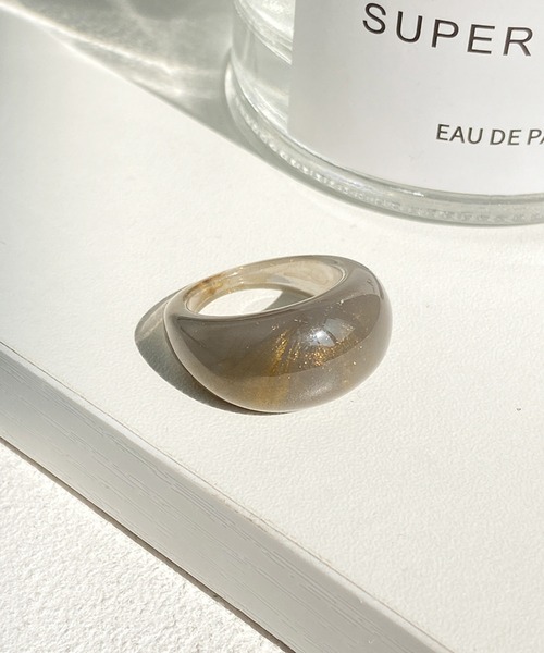 juweel(ユウェル)の「ワイド マーブル アクリルリング(リング・レディース・A/B/C/D/E/F/G/H/I/J・FREE)」の10枚目の写真