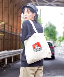 【BEN DAVIS／ベンデイビス】キャンバスプリントトート BDW-8161 グラフィックトートバッグ