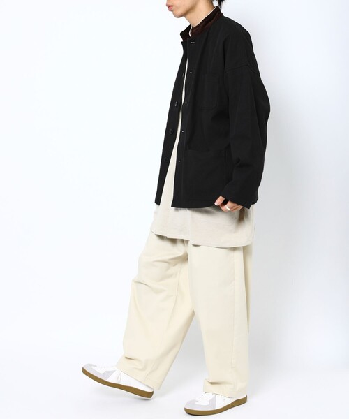 MACOBER ブラックジャケット コーデュロイ襟 FREAK'S STORE（フリークスストア）の「WEB限定 MACOBER×FREAK'S