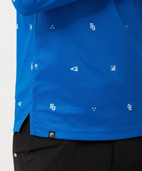 FILA（フィラ）の「【FILA GOLF/フィラゴルフ】ワンポイントロゴ 長袖ポロシャツ/吸汗速乾/UVカット（ポロシャツ・メンズ・ブルー/ネイビー/ホワイト/オレンジ・L/M/LL/3L）」の12枚目の写真