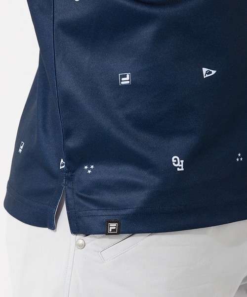 FILA（フィラ）の「【FILA GOLF/フィラゴルフ】ワンポイントロゴ 長袖ポロシャツ/吸汗速乾/UVカット（ポロシャツ・メンズ・ブルー/ネイビー/ホワイト/オレンジ・L/M/LL/3L）」の17枚目の写真