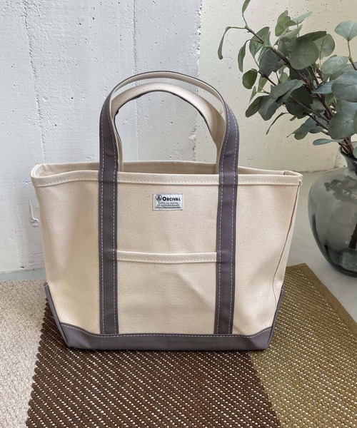 URBAN RESEARCH DOORS(アーバンリサーチドアーズ)の「ORCIVAL キャンバストートバッグ M(トートバッグ・レディース・ブラウン/ブラック/グレー・ONE)」の2枚目の写真
