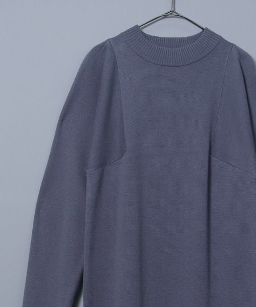 &g'aime（アンジェム）の「【&g’aime】ショルダータックニットワンピース（ワンピース・レディース・ブラック/ダークブルー/グレイッシュベージュ・FREE）」の19枚目の写真