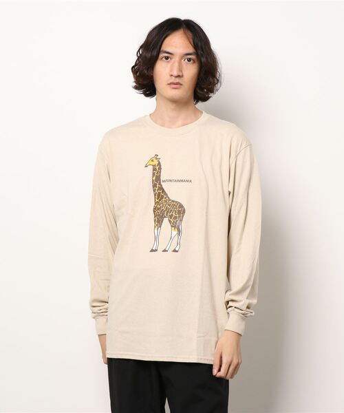 go slow caravan(ゴースローキャラバン)の「MountainMania/マウンテンマニア MountainManiaxGSC LONG SLEEVES TEE ANIMAL(Tシャツ/カットソー・メンズ・ブラック/サンドベージュ/ナチュラル・MEDIUM/LARGE/X-LARGE)」の14枚目の写真