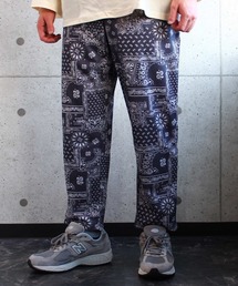 ペイズリー9分丈シェフパンツ