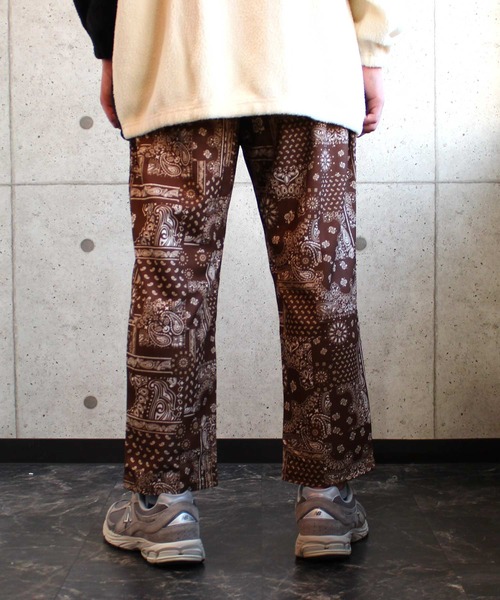 SHISKY(シスキー)の「ペイズリー9分丈シェフパンツ(その他パンツ・メンズ・ブラック/ベージュ/ブラウン/グレー/チャコール・M/L/XL)」の22枚目の写真