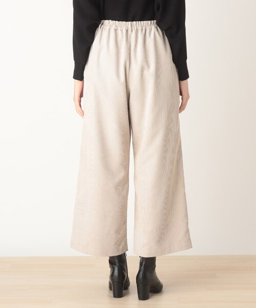 DRESKIP(ドレスキップ)の「◆コ-ディロイワイドパンツ(その他パンツ・レディース・ダークグレー/オフホワイト/グレー系その他・02/04/03)」の6枚目の写真