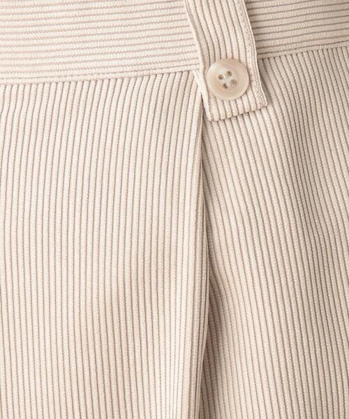 DRESKIP(ドレスキップ)の「◆コ-ディロイワイドパンツ(その他パンツ・レディース・ダークグレー/オフホワイト/グレー系その他・02/04/03)」の9枚目の写真