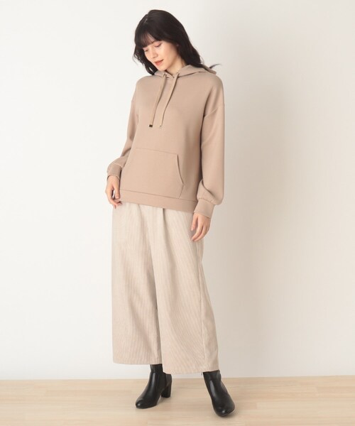 DRESKIP(ドレスキップ)の「◆コ-ディロイワイドパンツ(その他パンツ・レディース・ダークグレー/オフホワイト/グレー系その他・02/04/03)」の12枚目の写真