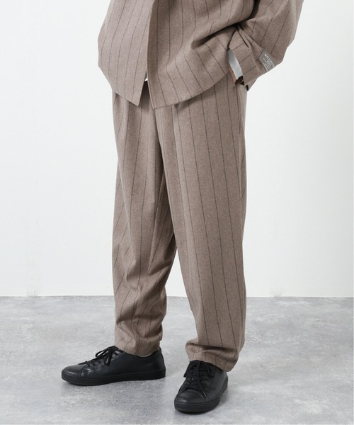 SLOW(スロウ)の「SLOW バギー テーパードパンツ(その他パンツ・メンズ・ベージュ/ネイビー/ブラウン/グレー・MEDIUM/LARGE)」の1枚目の写真