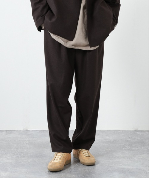 SLOW(スロウ)の「SLOW バギー テーパードパンツ(その他パンツ・メンズ・ベージュ/ネイビー/ブラウン/グレー・MEDIUM/LARGE)」の3枚目の写真