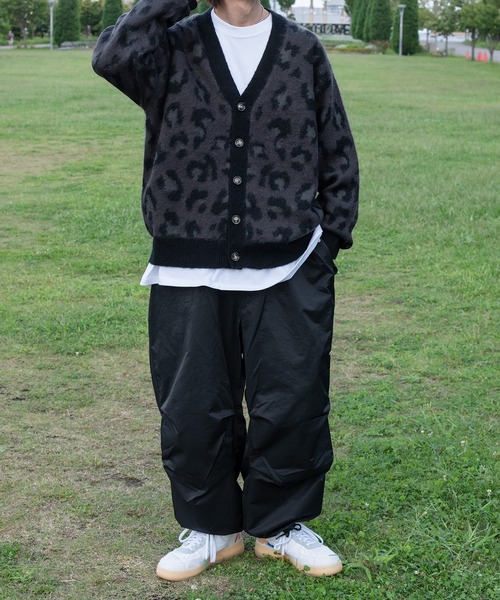 Perushu（ペルーシュ）の「レオパード柄モヘアライクカーディガン（カーディガン/ボレロ・メンズ・ブラック/ブラウン/カーキ・MEDIUM/LARGE）」の10枚目の写真