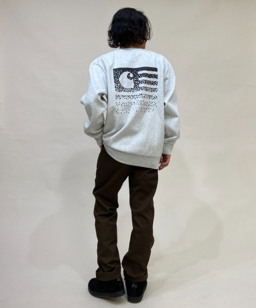 Carhartt(カーハート)の「Carhartt WIP/カーハートダブリューアイピー クルースウェット I029528(スウェット・メンズ・ブラウン/グレー/ブラック・XL/L/M)」の19枚目の写真