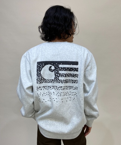 Carhartt(カーハート)の「Carhartt WIP/カーハートダブリューアイピー クルースウェット I029528(スウェット・メンズ・ブラウン/グレー/ブラック・XL/L/M)」の17枚目の写真